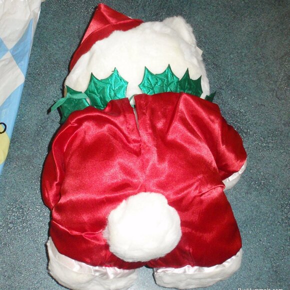 1994 Hudson Marshall Fields Plush Christmas SANTA BEAR Circus Clown With Bag! - Picture 5 of 5